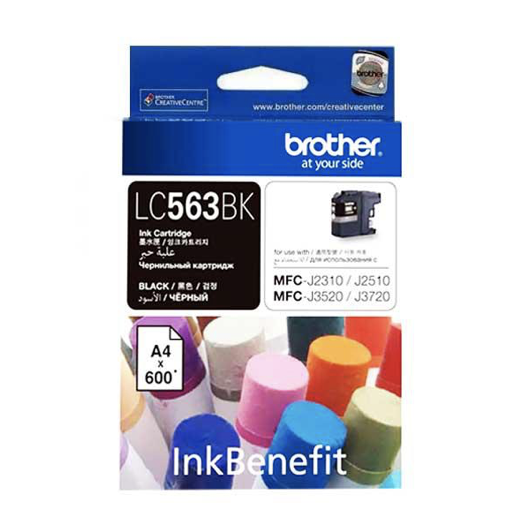Bother Black Ink Cartridge LC563-BK